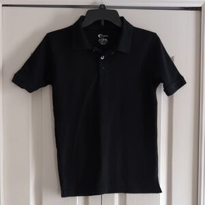 Crown & Ivy Men's Classic Black Polo